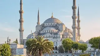 Hagia Sophia and Blue mosque Azan 🕌 #istanbul #azan #bluemosque #sultanahmedmosque #turkey ￼