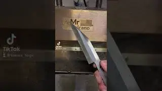 Heat treat and temper complete. #fyp #bladesmith #sharp