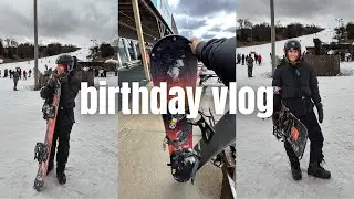 Birthday Week in My Life 🎂 | Dinner Dates & First Time Snowboarding (Big Mistake)