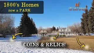 Поиск на старых участках домов на общественных землях! (Металлоискатель) #металлоискатель #исслед...