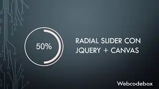 Radial Slider con Canvas + Jquery