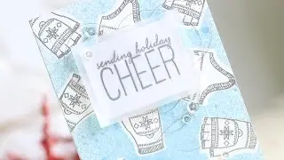 Die Cut Masking with Holiday Cheer