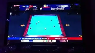 Nick Van Den Berg - Mosconi Cup 2012 - Best Shot Ever!