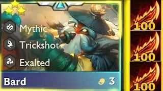 Bard's Epic Journey: 300 Stacks, 3-Star Triumph with 3x Guinsoo in TFT Set 11