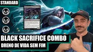 SACRIF&Iacute;CIO E DANO INFINITO - Mono Black Sacrifice Combo  - MTG STANDARD SPM