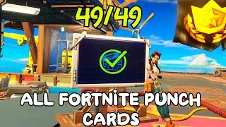 ALL FORTNITE PUNCH CARDS