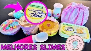 MELHORES COMPRINHAS DE SLIMES QUE J&Aacute; FIZ !! CanalKids Tata e Henrique