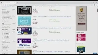 Can you save money by buying coupons on eBay?