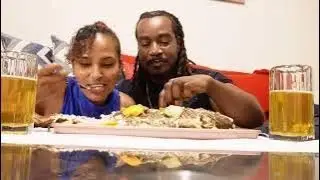 FRIED RED SNAPPER | GIANT WHOLE SNAPPER FISH MUKBANG | FRIED FISH