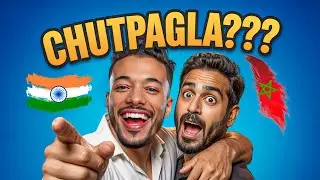 Moroccan Boy SHOCKS Indian Boys by Speaking Hindi 😂 | Calls Him Chutpagla! 🤯🇲🇦🇮🇳
