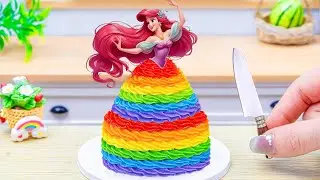 1000+ Rainbow Cake Recipes - How to Make a Super Cute Princess Rainbow Cake By Ideas Cakes
