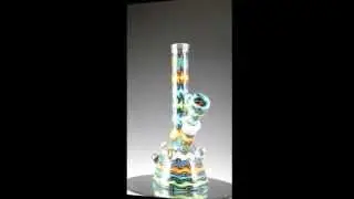n3rd glass fully worked beaker #4 with millies by milli mike warren