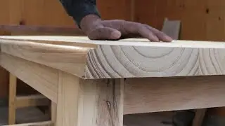 Great Woodworking Project Ideas For Beginners || Build A Simple, Yet Incredibly Sturdy Desk