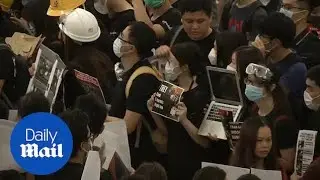 Hong Kong Airport flights cancelled during protester occupation