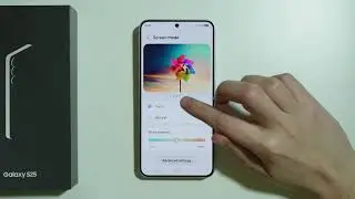 Samsung Galaxy S25: How to Adjust Screen Colors (Customize Screen Mode) - Display Colors