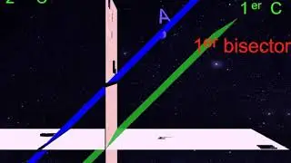 Por un punto trazar un plano paralelo al Primer Bisector