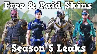 SEASON 5 LEAKS | All Free, Lucky Draw, Crate, & Bundle Characters Skins | COD Mobile | CODM