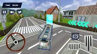 Car Transport Truck Simulator &ndash; Carrier Truck Game &ndash; Gameplay &ndash; Driving Games