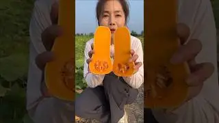New varieties sweet pumpkin 😍🍠😋#farming #harvesting #shorts #trending #fruitcutting #viral #vlog