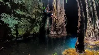 Explorando  Cenote Virgen