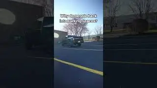 Why Do People Back Into a Parking Space? #funny #driving #parking #automotive