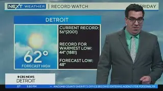 Record breaking heat Friday