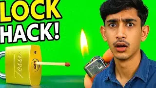 Unlocked a Lock Using a Matchstick! Insane Hack That Actually Works😱🕵️ #viralvideo