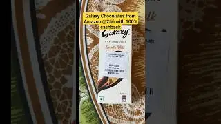 Galaxy Chocolates | Amazon @256 with 100% cashback #amazonsale #unboxing #chocolates #onlineshopping
