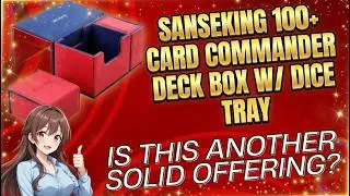 Another Solid Deck Box: Sanseking 100+ Card Deck Box with Dice Tray