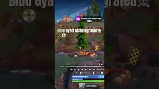 Blud Gyatt disintegrated☠️🙏🏾📀 #disintegration #lmao #wtf #glitch #fnclip #fortnite #shorts #wow