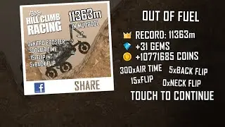 I made new record in mudpool with moonlander 11363m