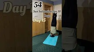 15/30 days Sun Salutations Challenge ||Mom Edition #youtubeshorts #motivation #yogaexercises