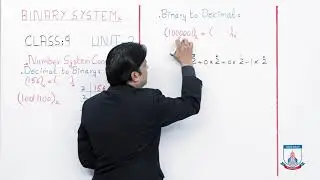 Class 9 - Computer Studies - Chapter 2 - Lecture 2 Decimal to Binary - Allied Schools