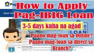 How to Apply Pag-IBIG Loan | Tutorial updated