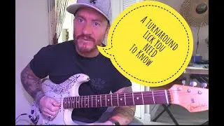 Blues Guitar lesson | A turnaround lick you NEED to know !