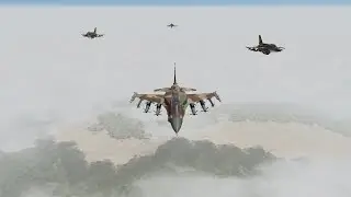 🔴Falcon BMS 4.35.1 - Syria - Damascus Strikes