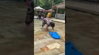 HANAN BERENANG, ALLAHUMMA BAARIK #berenang #short #shorts #junglewaterpark