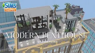 Sims Freeplay | Modern Penthouse by onedaysims 🌃✨