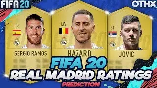 FIFA 20 | Real Madrid Player Ratings Prediction w/ Hazard, Jovic, Ramos, Bale, Rodrygo @Onnethox