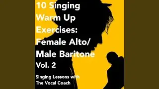 Singing Scales Vocal Warm Up - High Range Descending