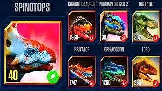 HARVEST SEASON BATTLE OF SPINOTOPS | JURASSIC WORLD THE GAME