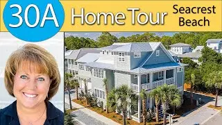 30a Home Tour 272 Beach Bike Way Seacrest Beach, FL #30a  #newconstruction #airbnb