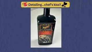 The chef's kiss on your boat detailing job - Meguiar's Flagship Premium Marine Wax!!