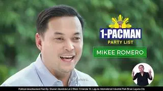 Cong. Mikee Romero of 1PACMAN Partylist: May Mararating ang Pilipinas sa 1PACMAN Partylist (Full)
