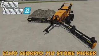 FS22 Новый мод (консоль): ELHO Scorpio 710 Stone Picker | Моды в спотах # 219