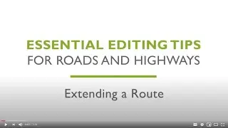 Essential Editing Tips for Esri Roads and Highways - Extending a Route