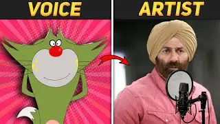 Real Voice Behind The Famous Cartoons / Animes || Acrostic Rohit