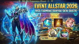 SKIN BARU YUZHONG ALLSTAR 2026 GRATIS - FARMING SKIN GRATIS BERKALI2 DI EVENT MLBB TREASURE HUNT