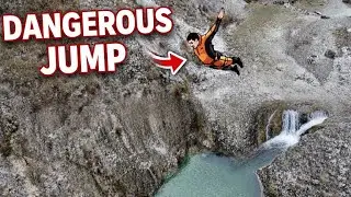 ⚠️ DO NOT TRY THIS! Dangerous Jump into a River | High-Risk Moment Caught on Camera