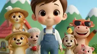 Sunny in animal farm | Kids song | Nursery rhyme | Learning for children